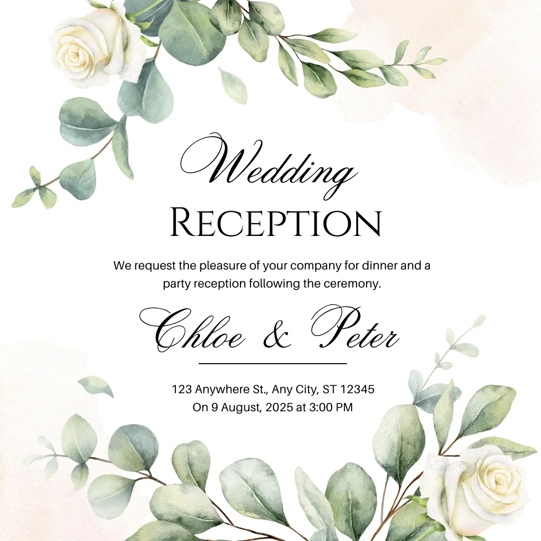 Reception Invites