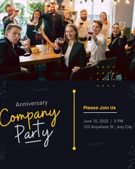 Business Anniversary Invitation