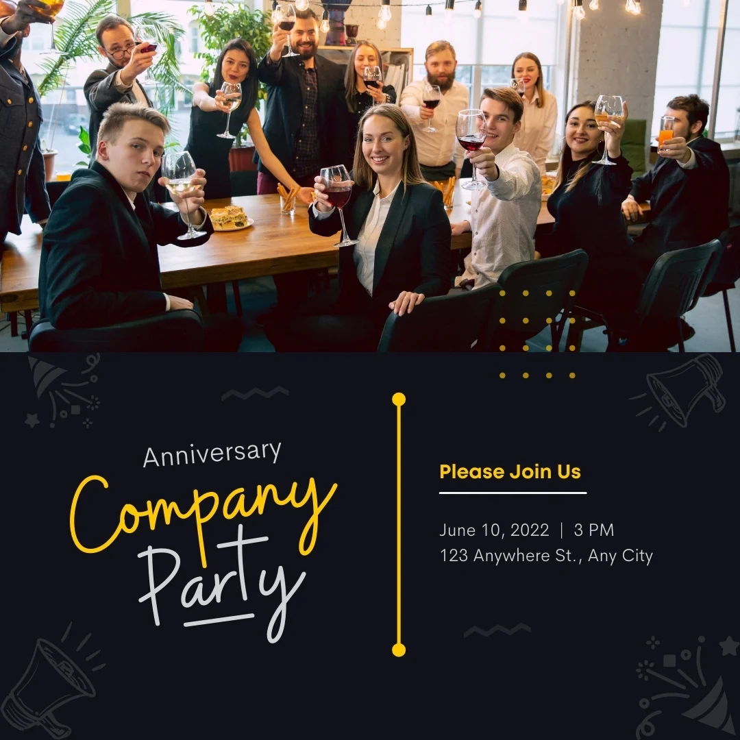 Business Anniversary Invitation