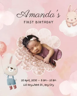 First Birthday Invites
