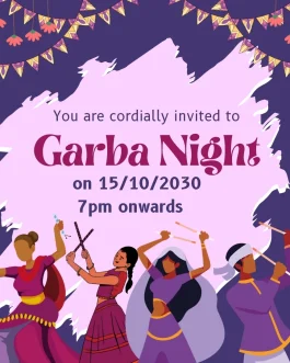 Garba Invitation