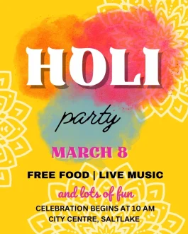 Holi Invitation