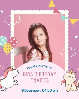Kids Birthday Invites