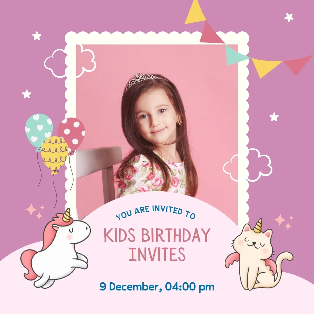 Kids Birthday Invites