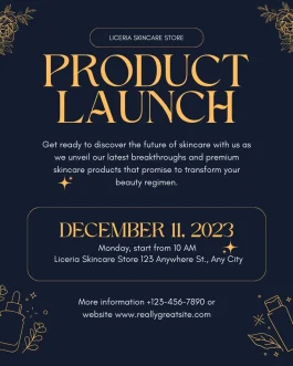 Product Launch Invitations