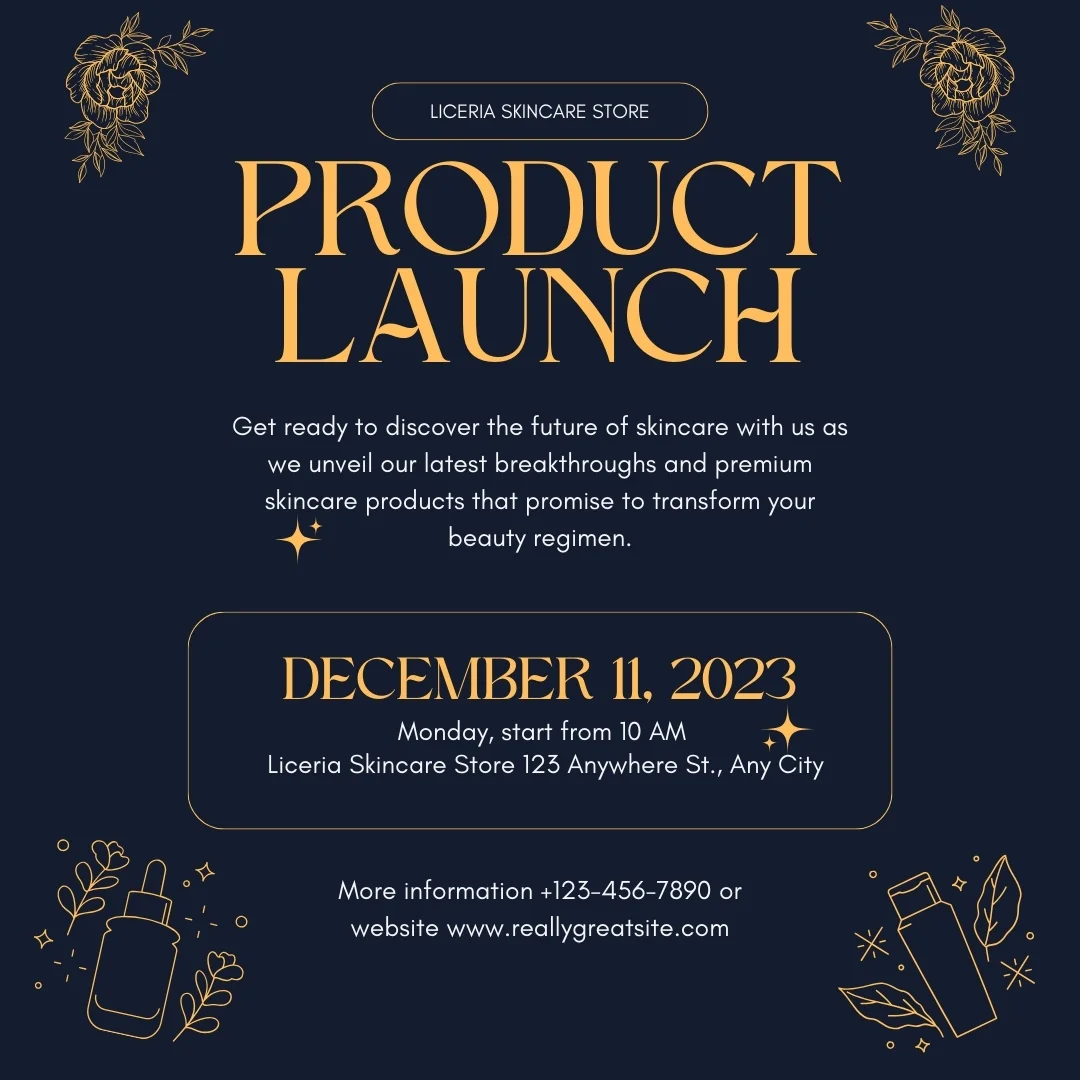 Product Launch Invitations
